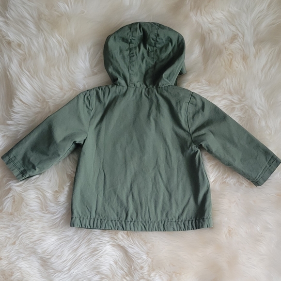 6-12M Baby Hooded Utility Jacket - Picture 2 of 4